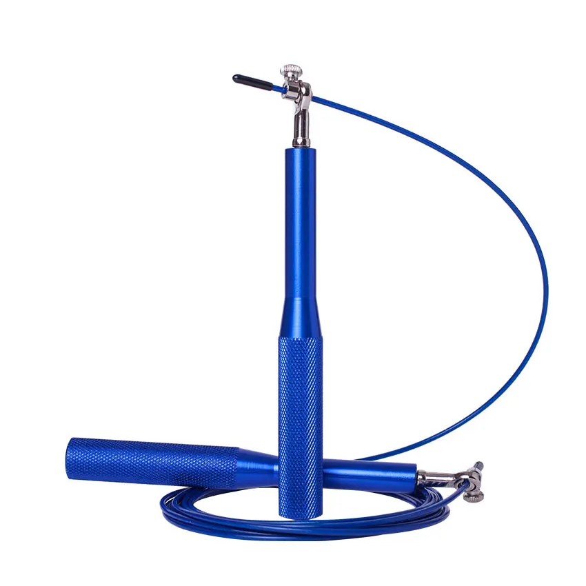 

Jointop Hot Sale Portable Self Locking Fitness Long Aluminum Handle Adjustable Speed Jump Rope, Stock color or customized