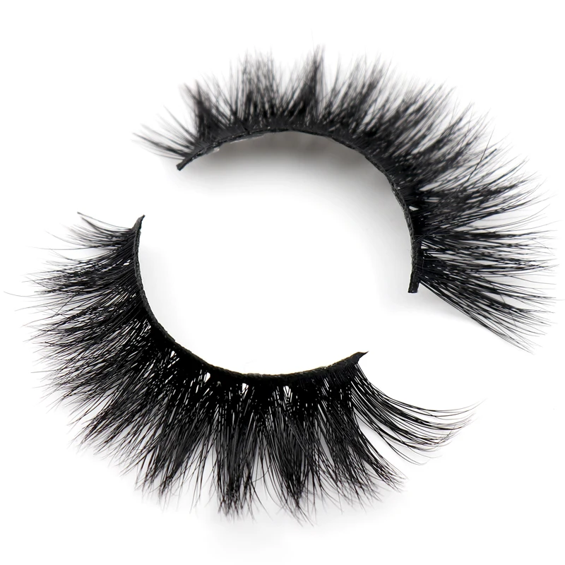 

Wholesale Private Label Packaging Cruelty Free Vegan Dropshipping 25MM Lashes3d Mink Eyelashes Vendor Fluffy Mink Eyelash