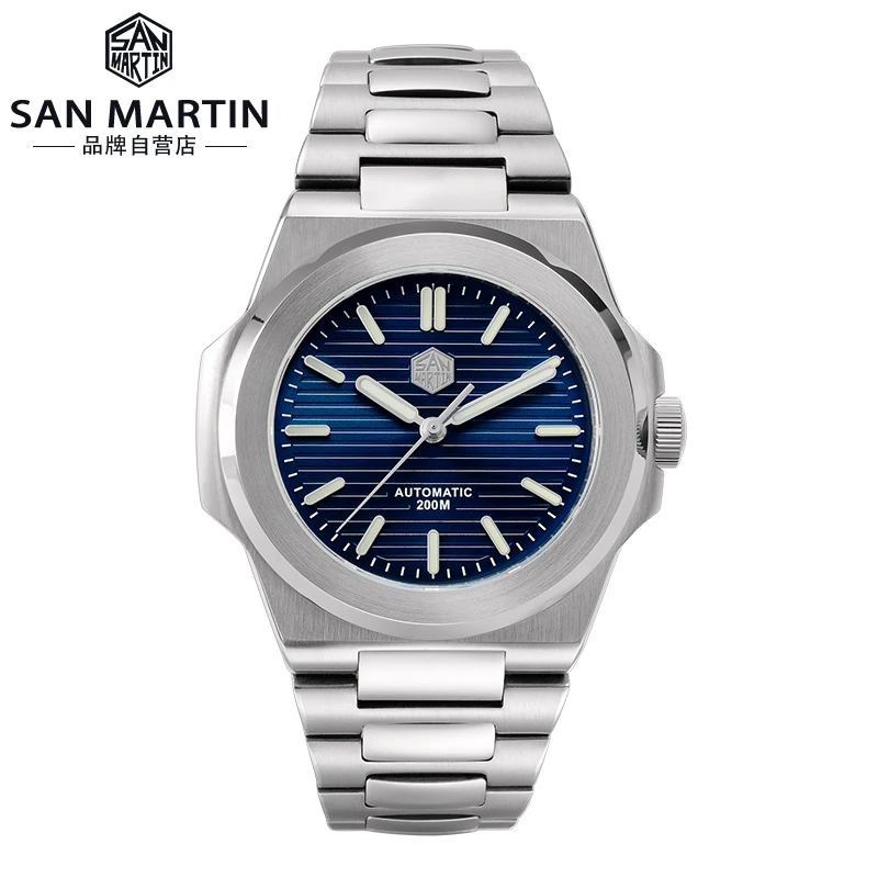 

Rts stock drop ship factory price 20atm sapphire classical pt5000/sw200 mechanical automatic Nautilus dress watch men for sale