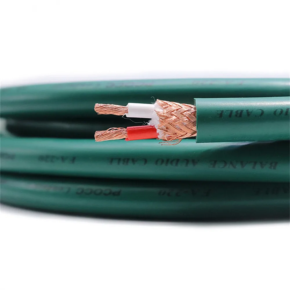 

HIFI DIY Furutech FA-220 Green OCC Audio Signal Cable Bulk Audio Wire Cord