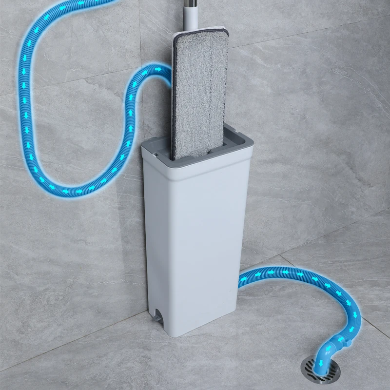 

BOOMJOY Self Squeeze Spin Magic Mop Self-Dry Floor Cleaning Flat Mop