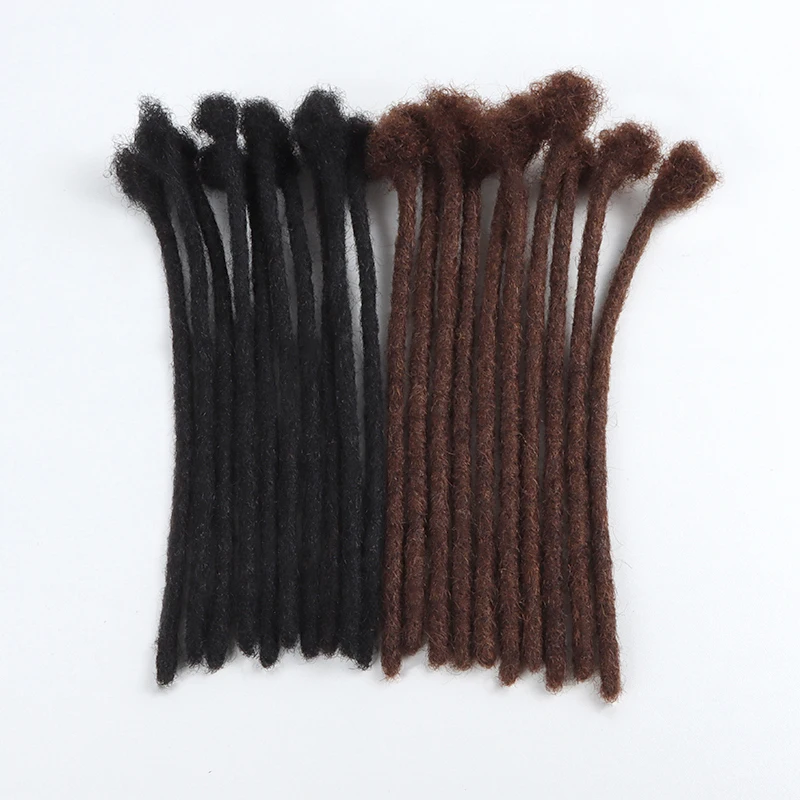 

VAST Dropshipping 0.6cm 8inch wholesale dreadlocks afro kinky human hair dread extensions cheap human hair locs #4 #27 #30 #613, #na/#4/#27/#30/#613