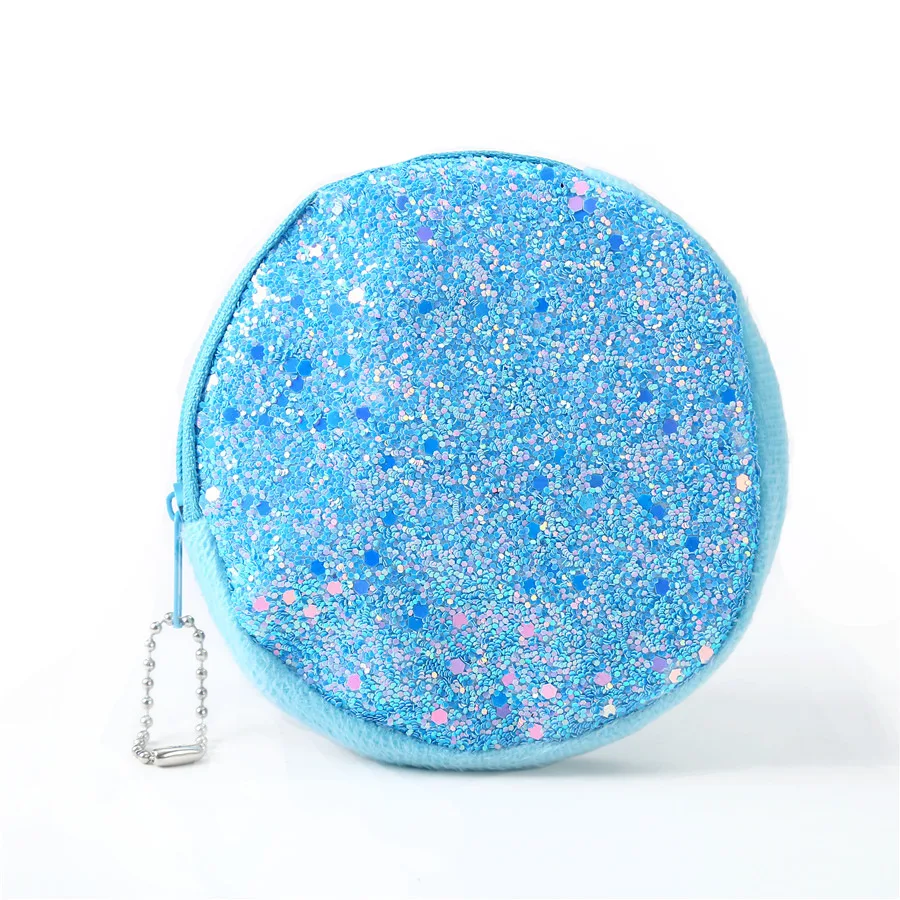 

Shiny Environmental Change Mini Coin Purse Pouch Earphone Money Holder Bag, Picture