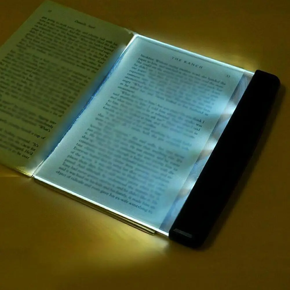 

Creative Flat Plate LED Book Light Reading Night Light Portable Travel dormitory Led Desk Lamp Eye Protect for Home Bedroom