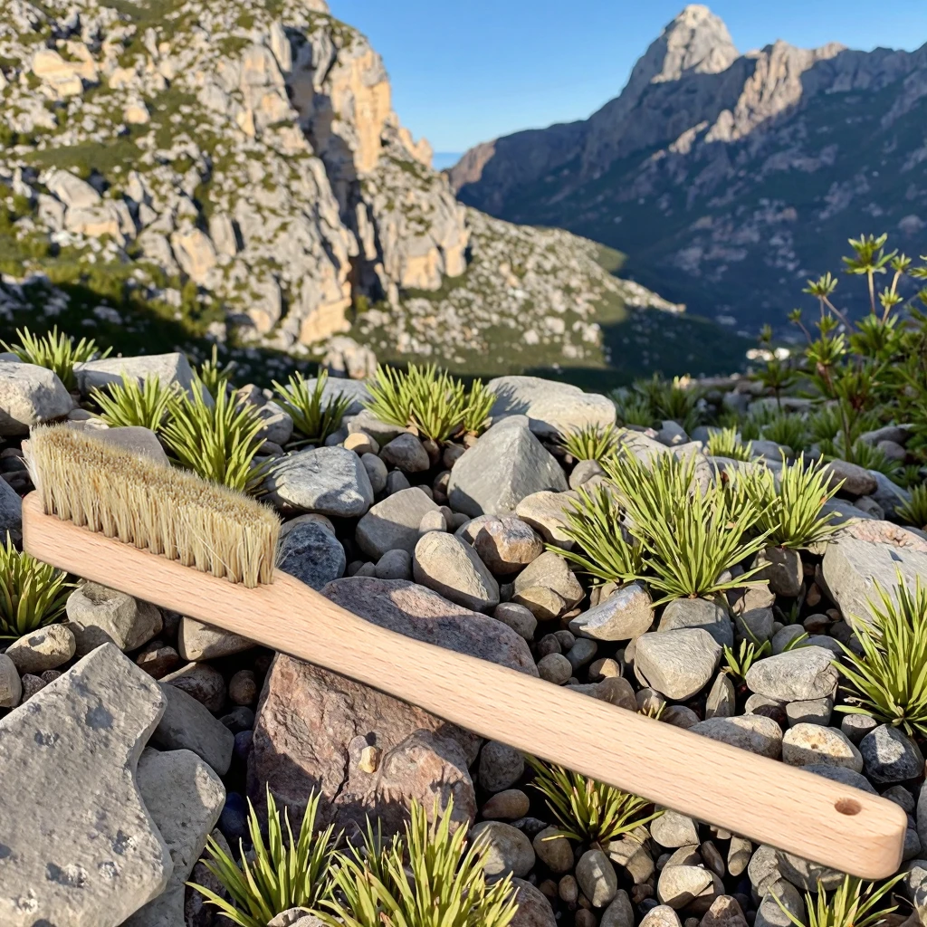 Custom Beech Wood Climbing Boulder Brush for Hangboard Climbing Easy to Carry Outdoor Rock Climbing Gear