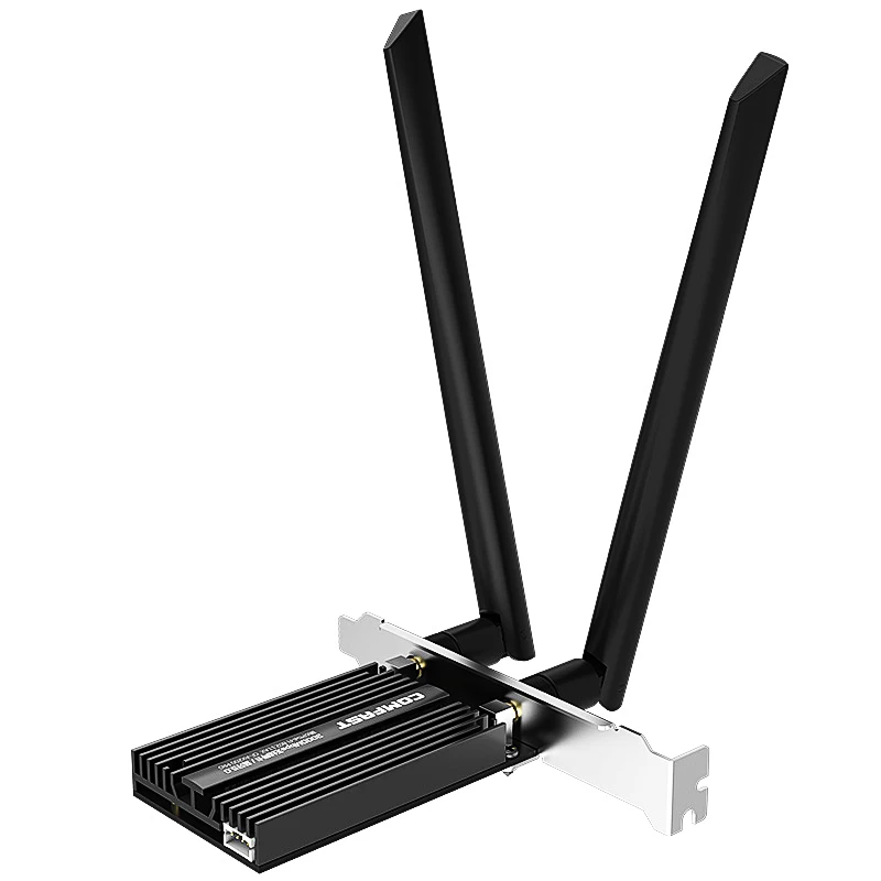 

COMFAST CF-AX200 PRO 2974Mbps Wifi6 AX200 2.4G/5Ghz 802.11ac/ax BT 5.0 PCIe Wireless Wifi Adapter Card for Desktop