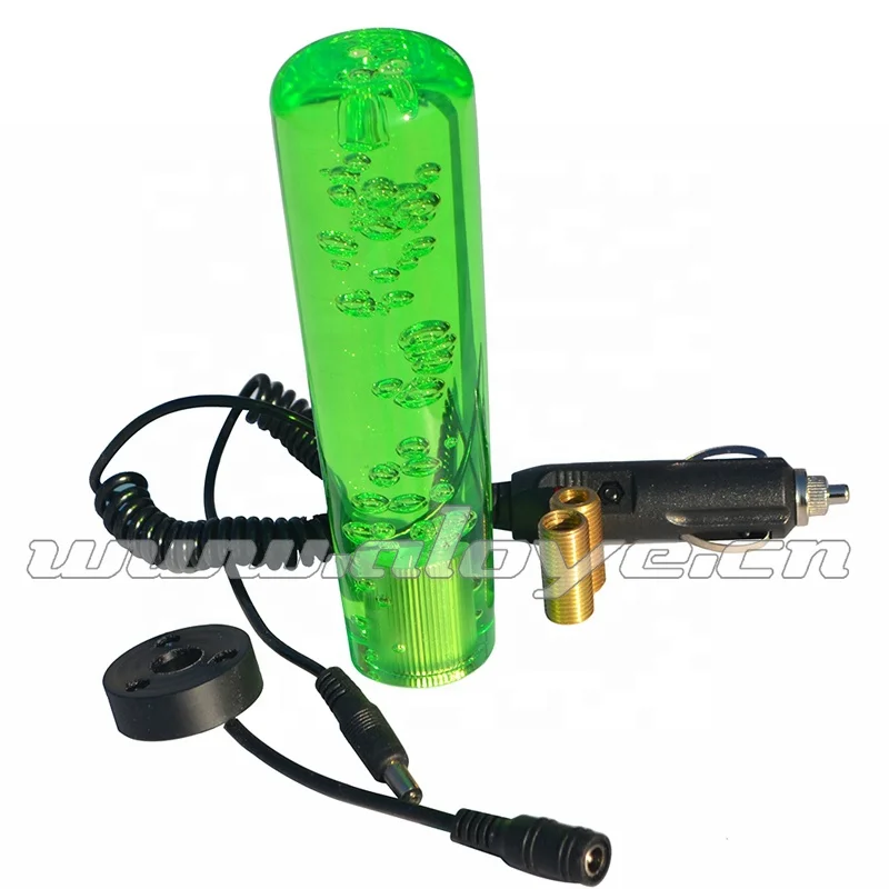 150mm Blue Led Bubble Auto Shift Knob Universal Crystal Led Gear Knob