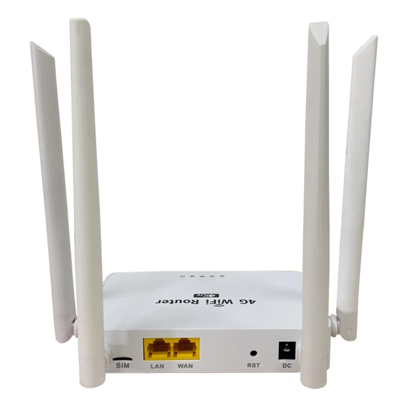 

Unlock Openwrt 2.4ghz cellular sim card lte wireless modem 4g wifi router with external antenna