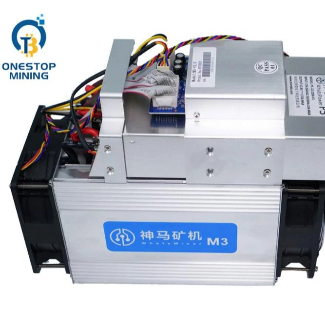 

Onestopmining second-hand Whatsminer M3 12TH / S Bitcoin miner, 100% tested, low investment good profit!!, Siver