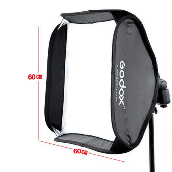 

photo studio accessories godox SFUV 60*60cm Portable Softbox with S Type Bracket Holder+Carry Bag for Photography
