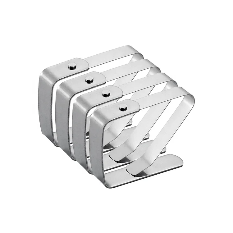 

Manufacturer Picnic SS Metal Stainless steel Cover Tablecloth Clamps Kitchen Table Cloth Clips