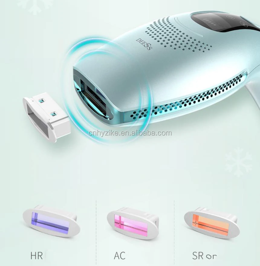 
2020 Handheld IPL cooling Hair removal device Portable home use professional triple functions hair removal machine 