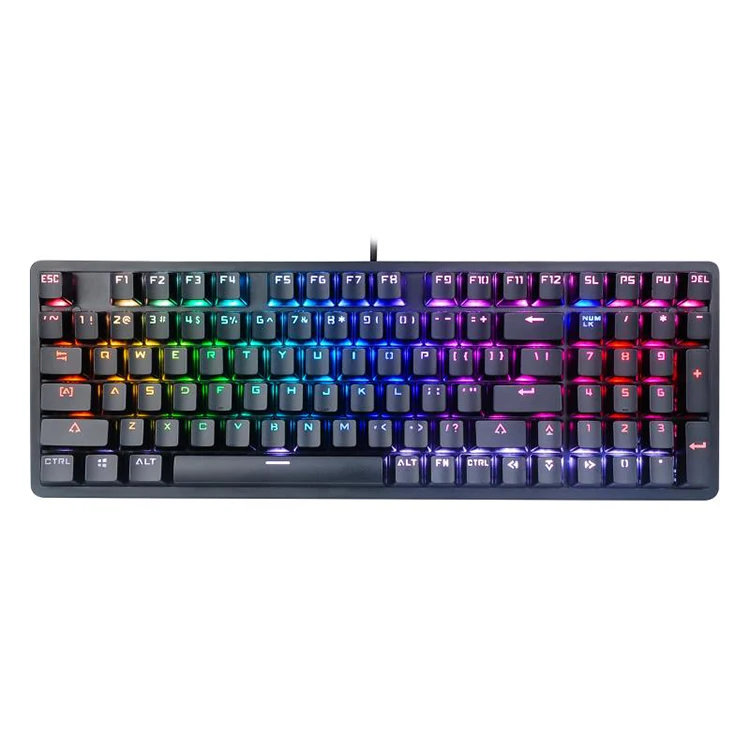 

Wholesales Professional Wired USB Desktop Gaming Mechanical Keyboards Teclado Gamer With Floating Keycap LED Backlit