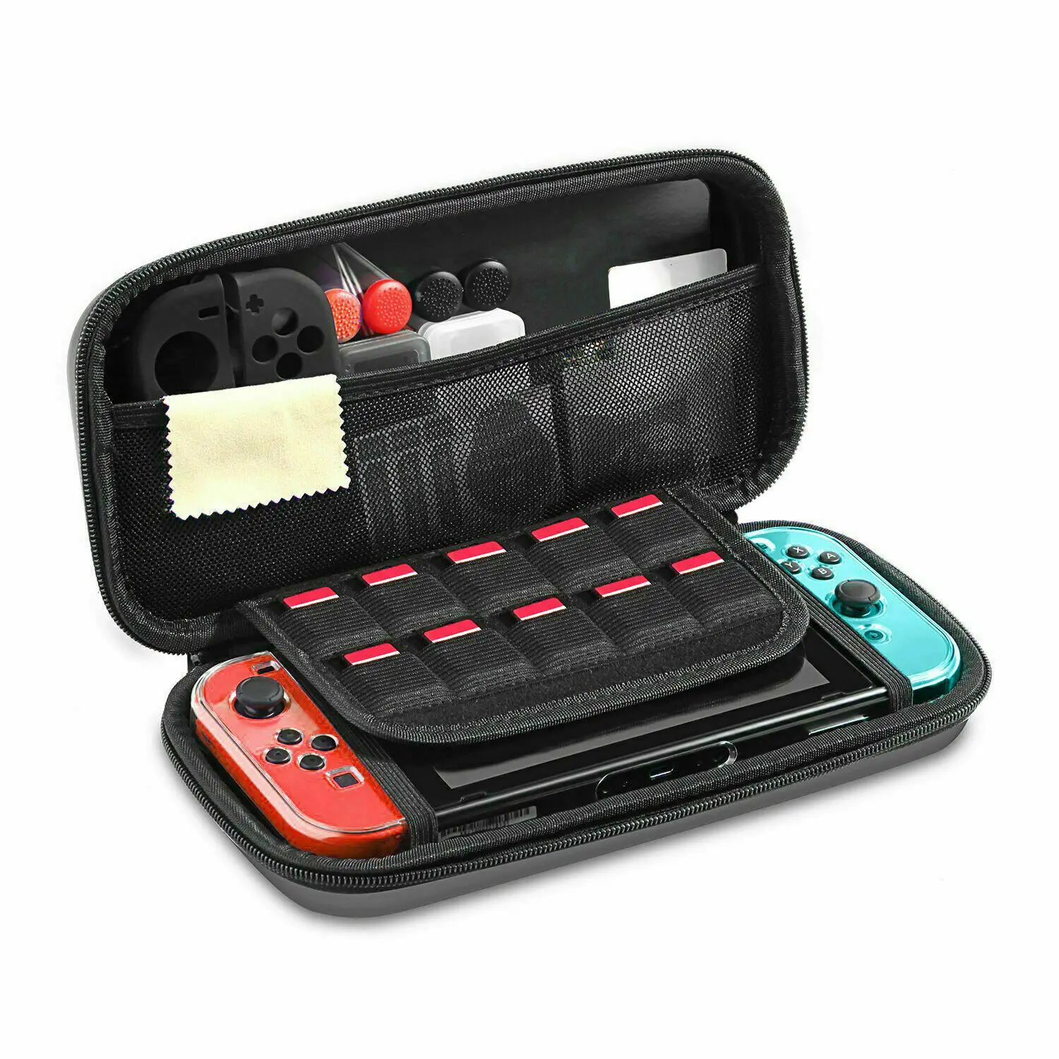 

High Quality Storage Traveler Bag Waterproof Portable Console Hard Shell Case Protection Carry Case for Nintendo Switch, Black