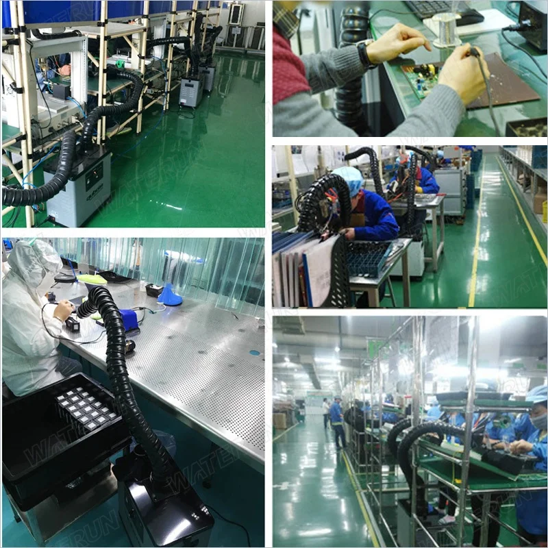 
Mobile Solder Fume Extractor Smoke Absorber Dust Collector For Welding 