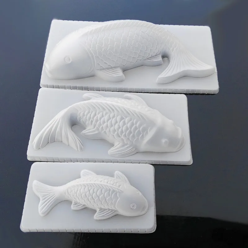 

DIY 3D Koi Fish Carp Handmade Jelly Mold Sugar Mold Cake Chocolate Pudding Tool Baking Mold