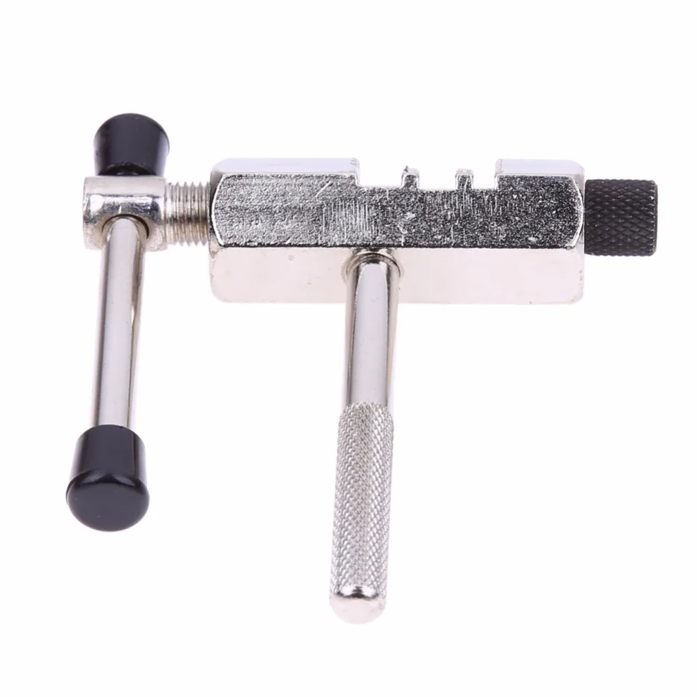 

Hot Sale Bicycle Cycling Steel Chain Breaker Splitter Cutter Remover Tool Solid Repair Tool Bike Chain Pin Splitter Device, Silvery