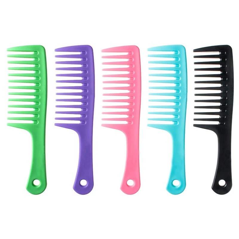 

Private logo Wide Tooth Comb Detangling Hair Brush,Paddle Hair Comb,Care Handgrip Comb-Best Styling Comb for Long Hair, Pink, black, green,customized color accepted