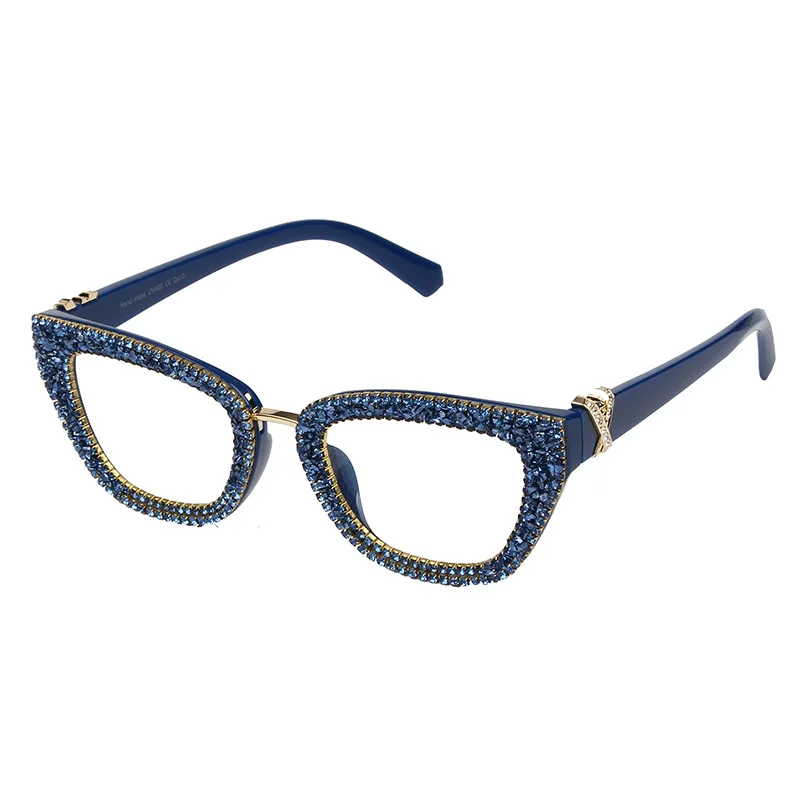 

Professional production high quality cat eye rhinestone sunglasses sun glasses