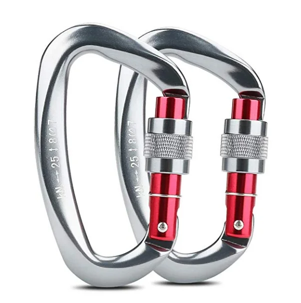 En 12275 & Ce Rated Carabiner Clip Heavy Duty Locking Carabiner For