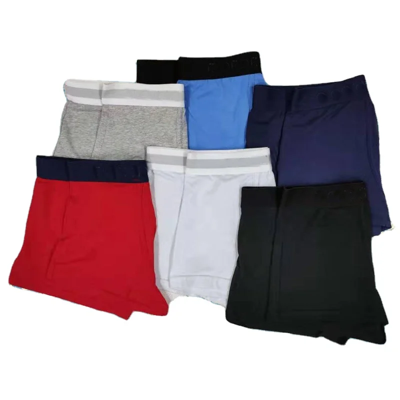 

Men Seamless Cotton Underwear Short Waist Oversized Breathable Boxer Underpants
