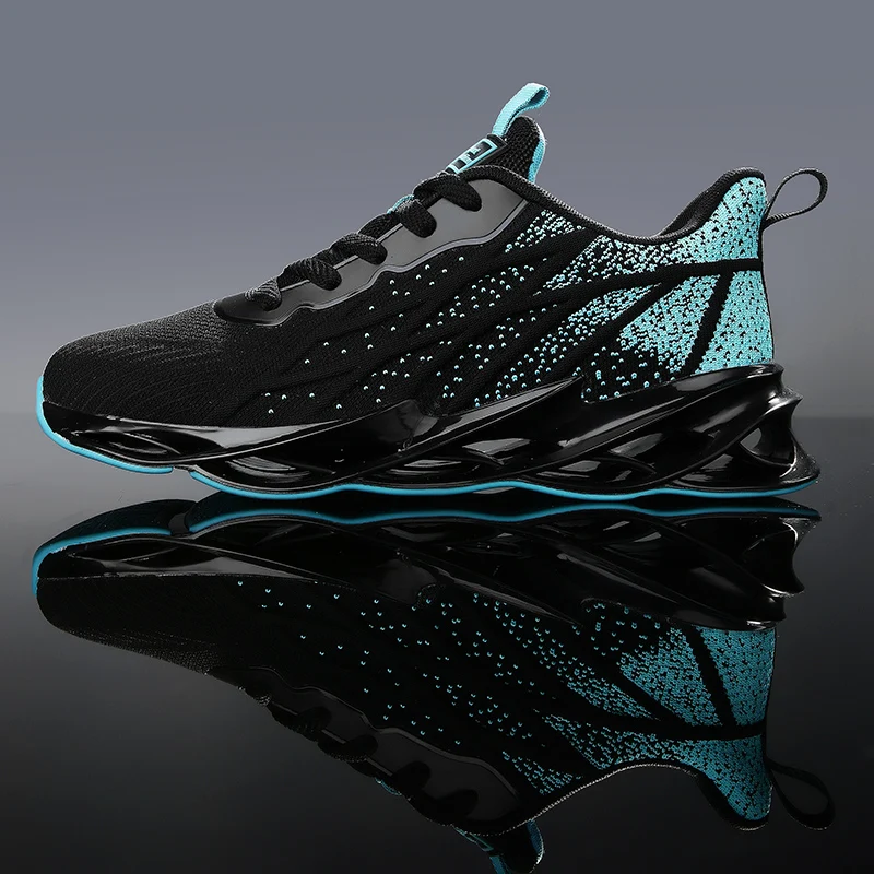 

Manufacturer OEM Custom Comfortable Fashion Sneakers Black Running Sport Shoes Men, Black/white/black-green/red