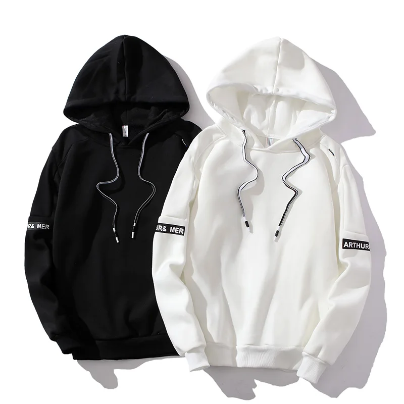 Fall 2019 Fashion Trends Plain Crop Hoodies Unisex Letter Loose Leisure Mens Hoodies Sweatshirts