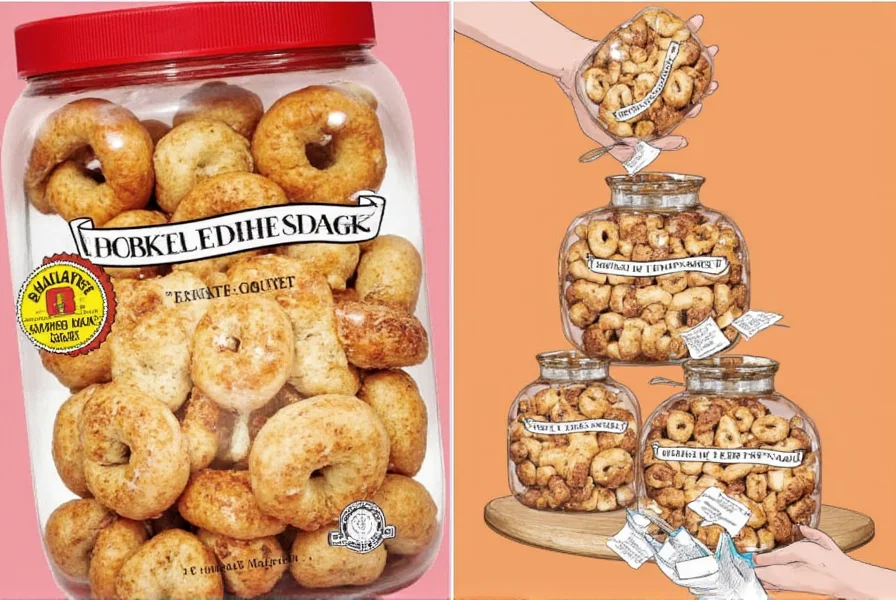 Everything Bagel Toppings Ingredients Table