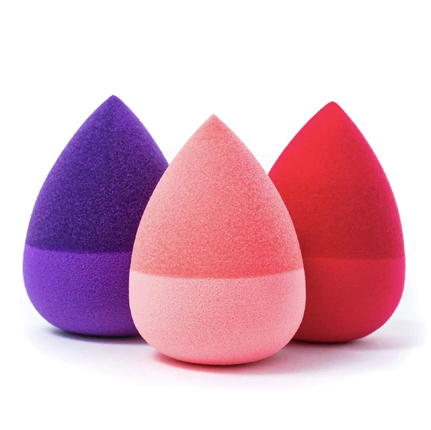 

2021 New Cosmetics makeup blender latex free no absorbent custom silicone infused super sponge, Bule,red.etc