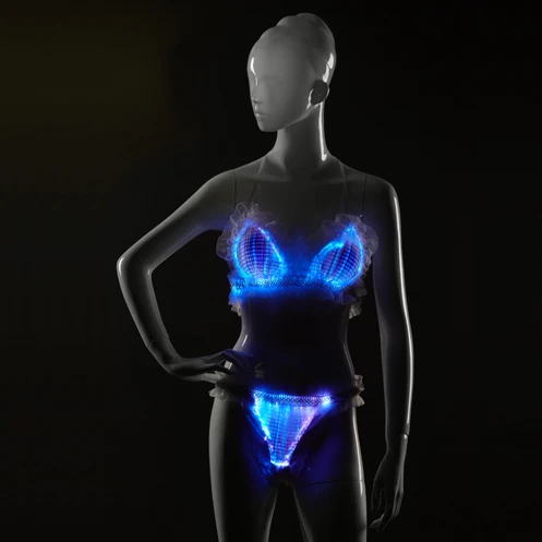 

Latest luminous light up mature women led sexy revealing lingerie