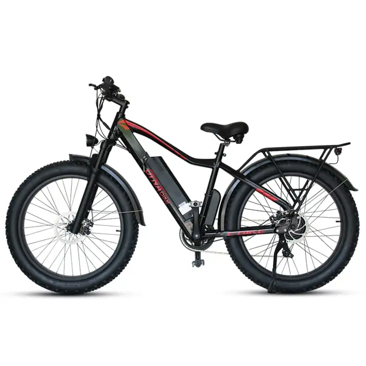 

New Product 48V 750W Fat Tire Ebike Mountain Electric Bike With Lithium Battery
