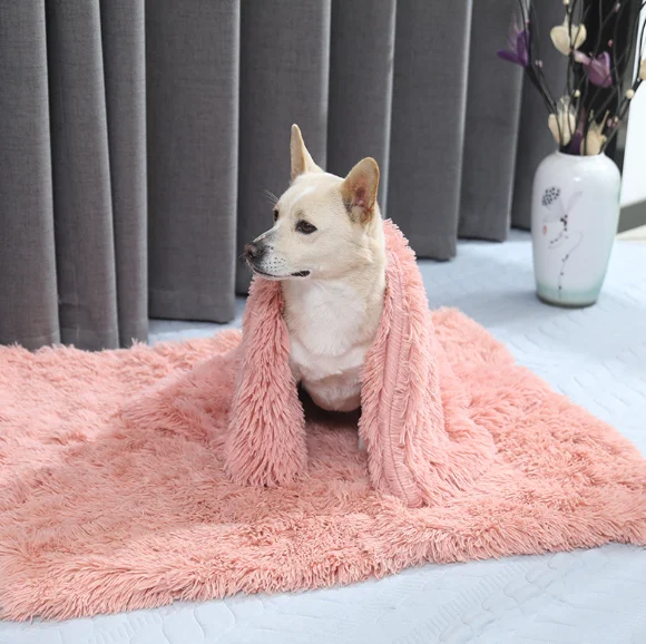 

Factory Wholesale Multi Color Soft Plush Pet Gog Cat Blanket