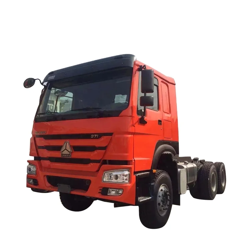 

Used tow truck with 10 wheelers euro 3 375 hp howo truck head with new cab for sale, Optional