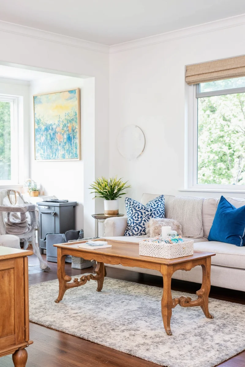 Kid-friendly pendant light in playroom