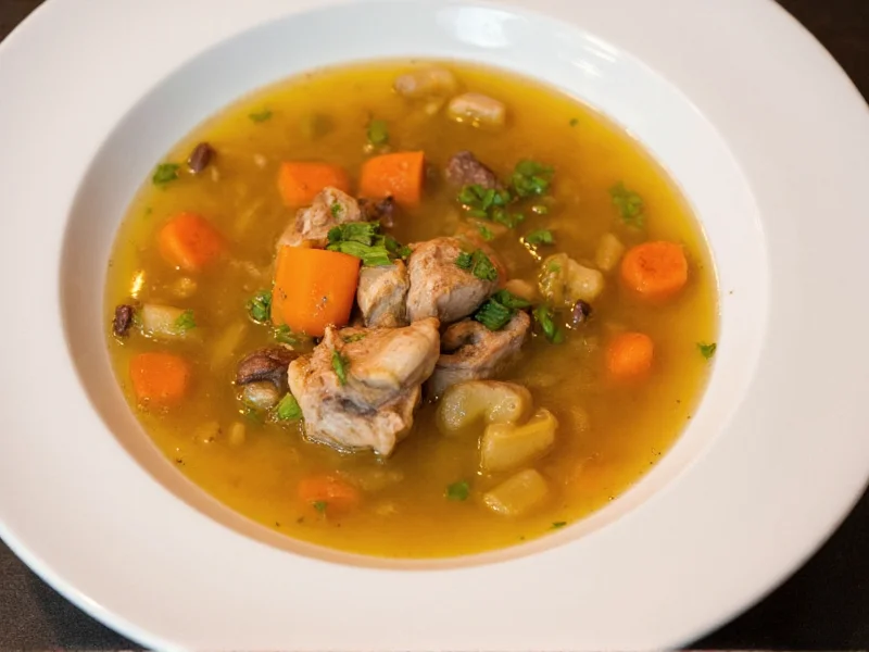 Simple Turkey Carcass Soup Recipe for Leftover Bones