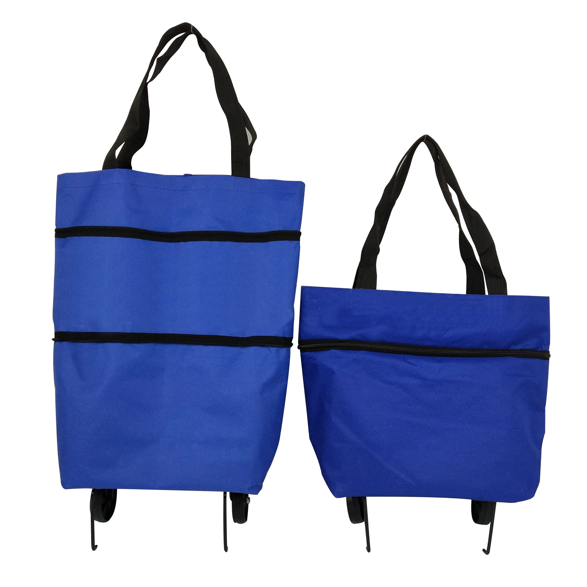 

Handheld shopping wheel folding bag Oxford cloth convenient shopping cart