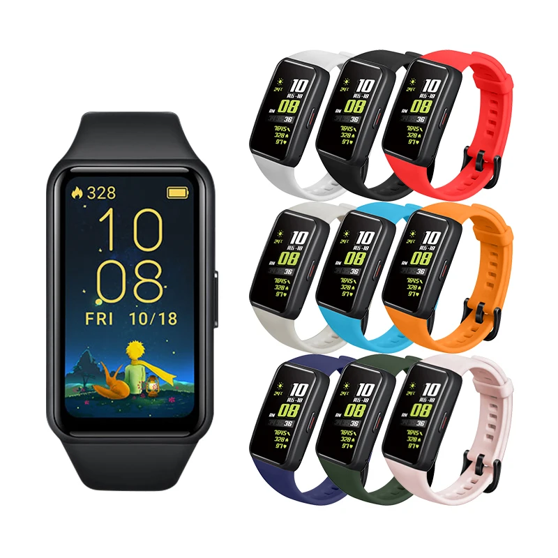 

New Model Replacement Silicone Watchbands for Huawei Honor Band 6 strap, 9 colors