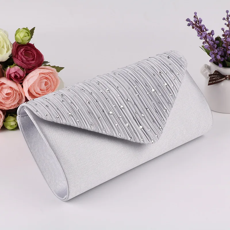 

2022 Arrivals Purses and Handbags Rhinestone Clutch Bag for Women Crystal Mini Bag for Club, Customized color