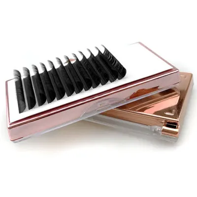 

new style high quality 3d silk eyelashes eyelash extension silk lashes, Natural black