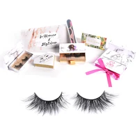 

Free shipping wholesale natural custom strip eye lashes private label faux 3d mink eyelashes packaging box vendor