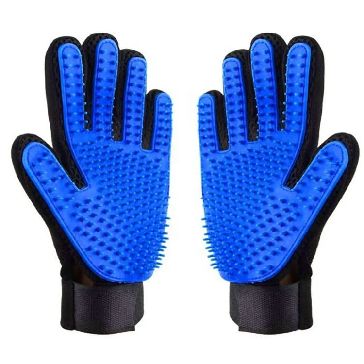 

Deshedding Efficient Pet Massage Gloves Left Right Pet Fur Hair Remover Pet Grooming Glove Hair Remover Brush, Customized