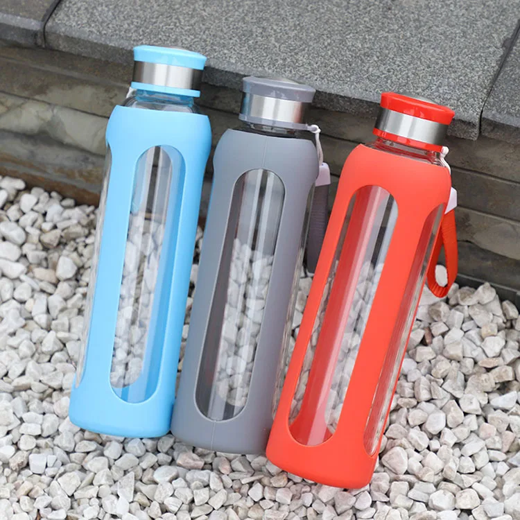 

Wholesale Borosilicate Drinking Glass Bottle BPA free Glass Water Bottle