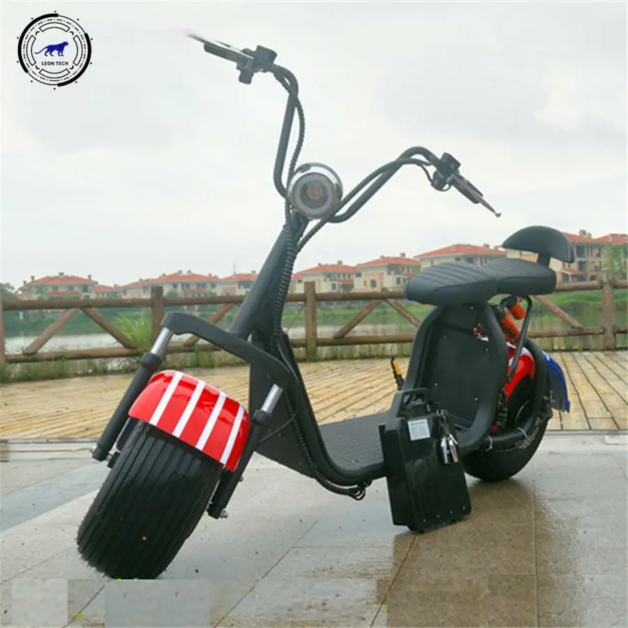 

Wide Tire Electric Scooter;Electric Motorcycle; Fat Tire Scooter;City Coco, Blue red black