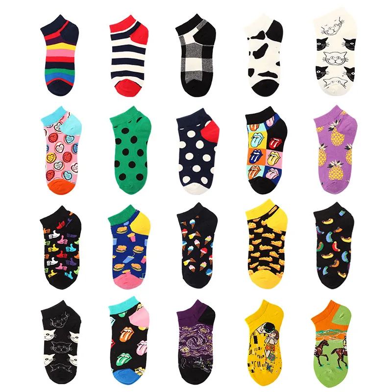 

Men And Women Same Shallow Mouth Summer Thin Cotton Breathable Low-Cut Socks