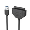 USB3 to SATA III Cable 2.5 Inch SATA to USB-C 3.0 Adapter 22 Pin 7+15 HDD SSD Cord Support UASP Serial ATA to USB Type-C