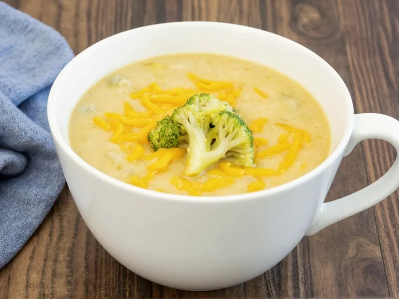 Perfect Crockpot Potato Broccoli Cheddar Soup Recipe