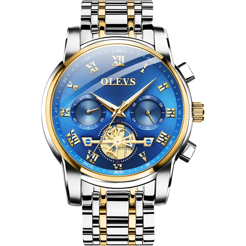 

luxury waterproof metal classic cool stainless steel luminous Date Men Watch
