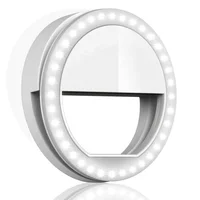 

Customized Logo Rechargeable Selfie Light Phone ring light Case Selfie Ring Light