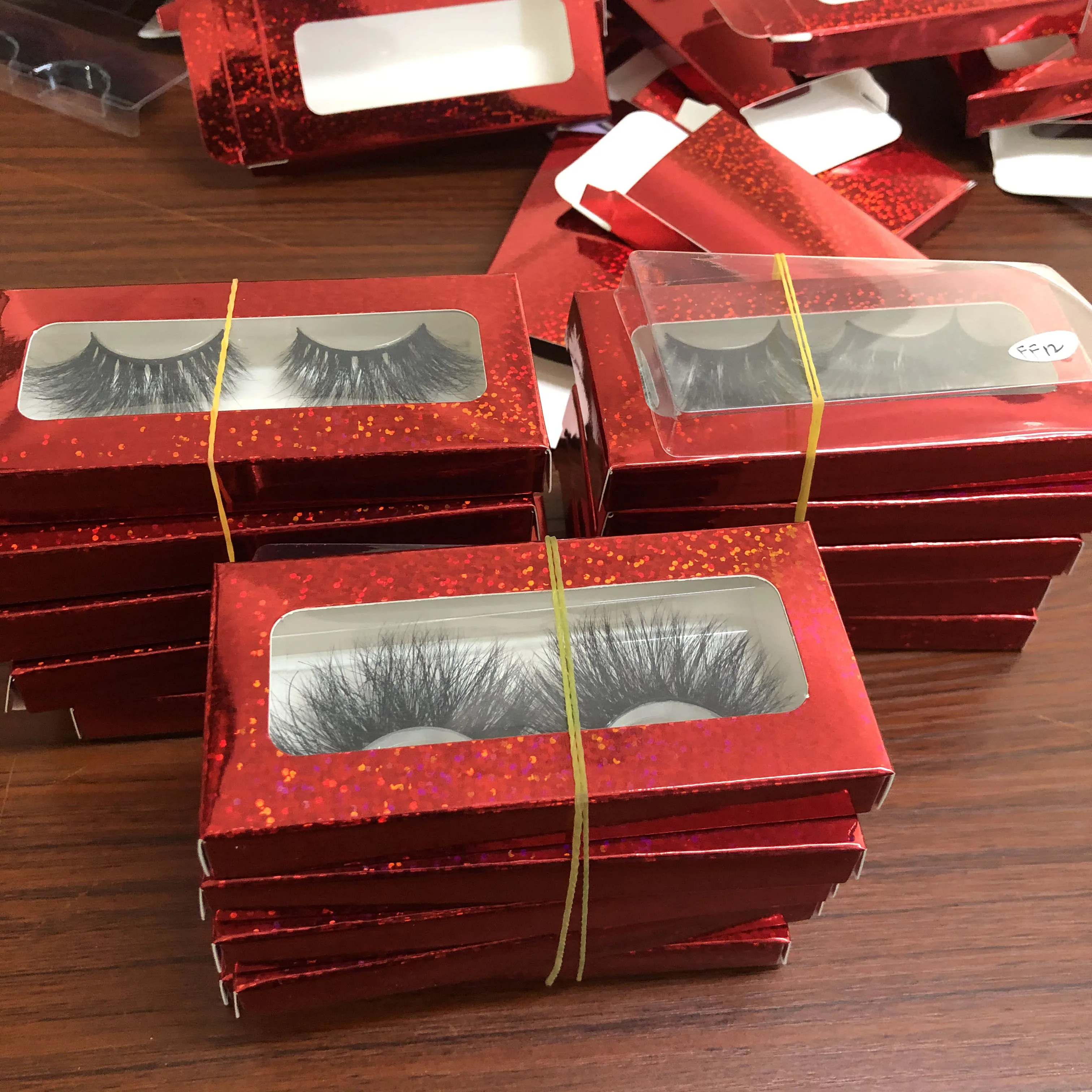 

Wholesale dramatic 3D faux Mink Eyelashes vendor faux mink lashes private label packaging
