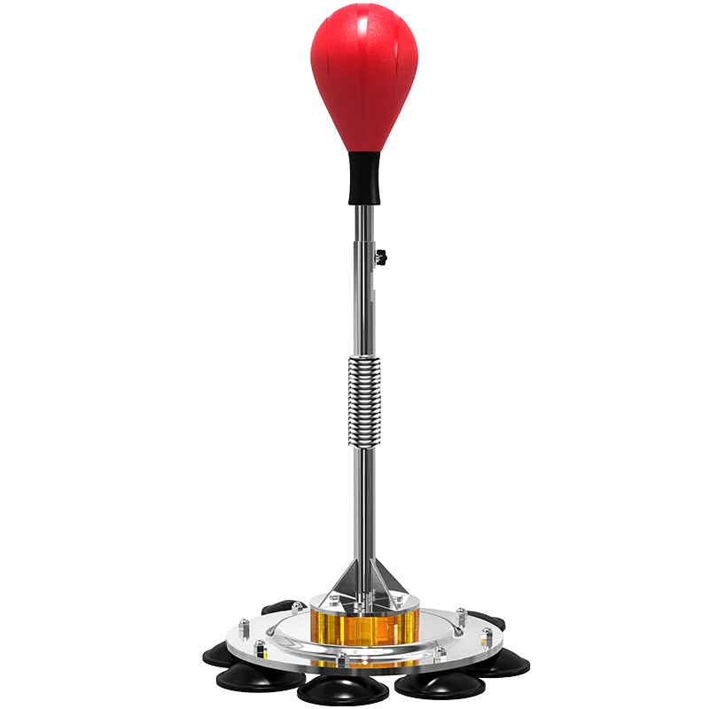 

SD-B02 Factory direct sell fitness equipment training equipment speed punching ball with gloves, Red black